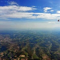 Flugwegposition um 13:20:46: Aufgenommen in der Nähe von Ljutomer, Slowenien in 1336 Meter
